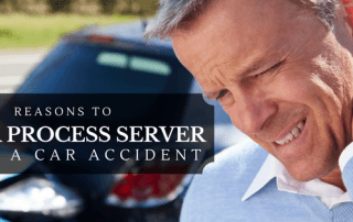 Reasons to hire a Process Server after a car accident