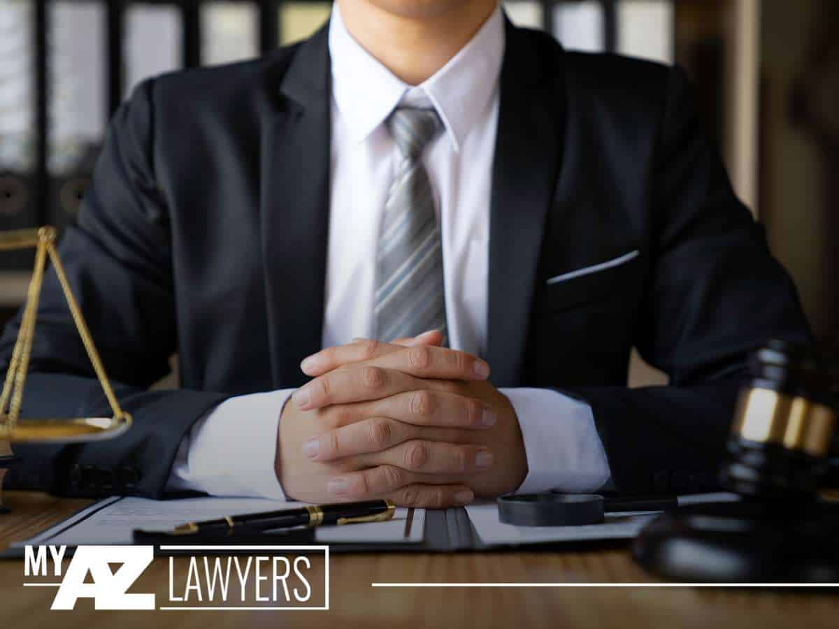 Divorce attorney consultation with legal documents and gavel