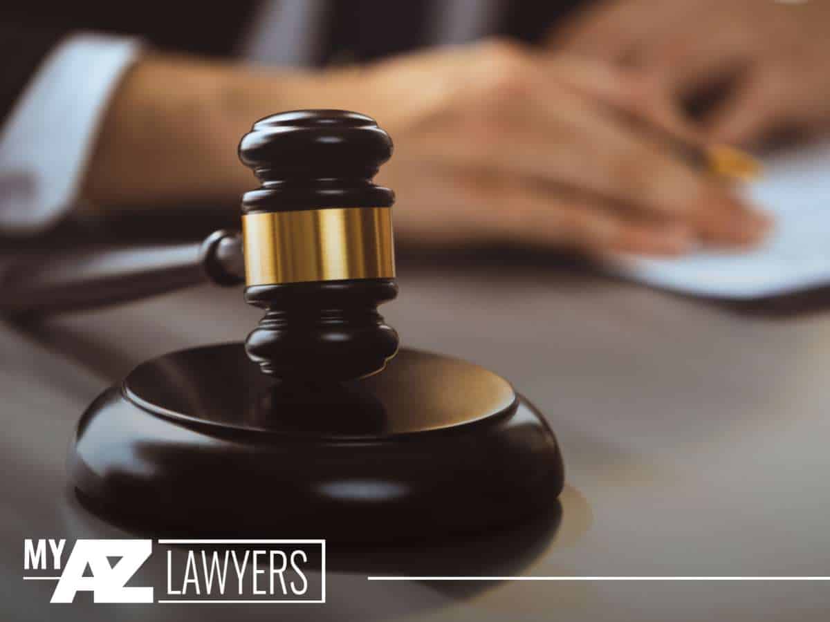 Salt River Injury legal claim with gavel and attorney